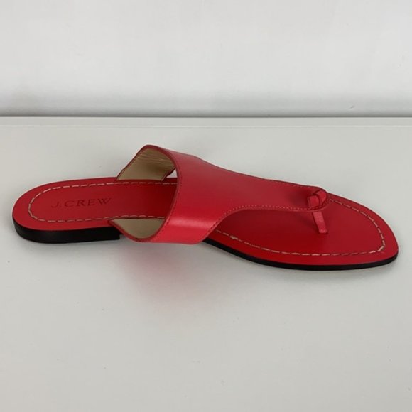 J.Crew 8 Poppy Pink Playa Thong Sandals - Picture 14 of 16